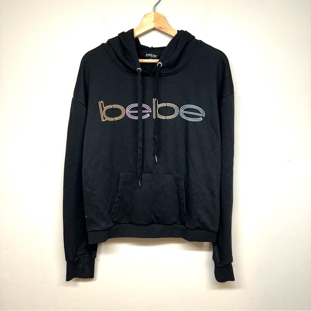 BeBe Sport Womens Pullover Hoodie Y2K Retro Style Size XL